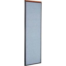 24-1/4"W x 73-1/2"H Deluxe Office Partition Panel Blue