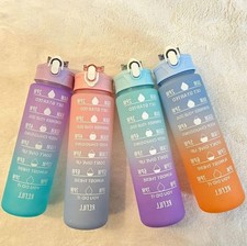 4er Set Sport Trinkflasche 1L 1000ml BPA-frei...
