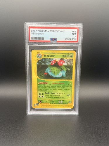 Venusaur graded PSA 7 for sale on eBay