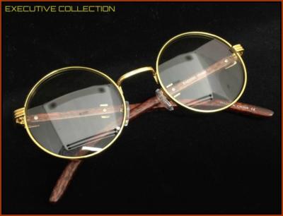 Occhiali Unisex EKO Eyewear Stile Classico Vintage Retrò - Montatura In Vero Legno E Plastica Trasparente, Lenti Chiare
