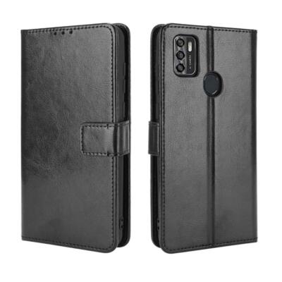 For ZTE Blade A7s 2020 AMZER Flip Leather Case with Holder