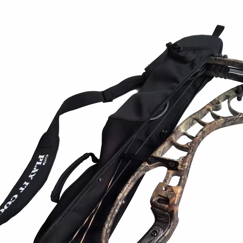 Black Compound Bow Sling Carrier Bag String Holder Case Archery Carrier
