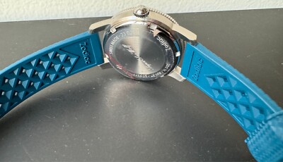 Zodiac ZO9217 Super Sea Wolf Skin Steel 39 mm Blue Dial Automatic