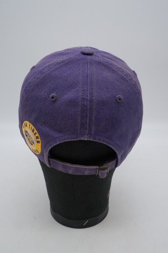 LSU Tigers Strapback Hat Baseball Cap Purple Spell Out Side Patch Football NEW - Picture 5 of 8