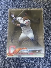 2018 Topps Clearly Authentic Greg Allen Rookie RC Auto SP #CAA-GA Guardians