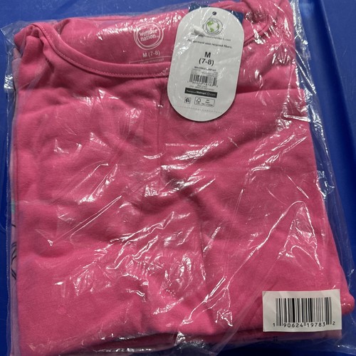 Wonder Nation Girls Pajama Set 4 Pieces size XL 7-8 - Picture 3 of 3