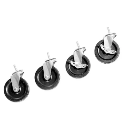 Seville Classics 3-Inch Wheels for Shelving Units Set of 4