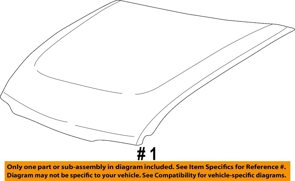 Hood Maya Gold Metallic OEM 1999 2000 2001 2002 2003 2004 Land Rover Discovery - Изображение 4 из 4
