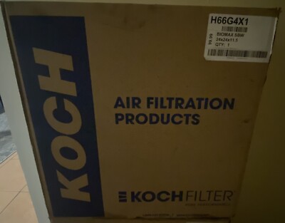 Koch Air Filter 24x24x11.5 H66G4X1