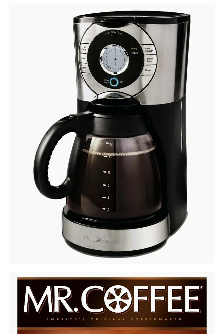 Drip Coffee Maker With Timer Strength Control and Coffee Pot Programmable  Coffee Maker Black