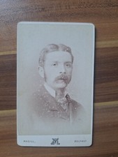 Antique 19th Century Cabinet CDV Card Photograph By Magill . Belfast