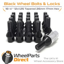 Radschrauben & -schlösser (16+4) für Jeep Cherokee [KL] 14-22 auf Aftermarket-Rädern