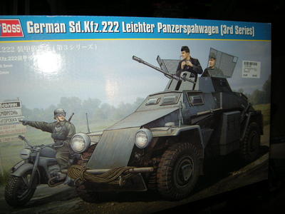 1:35 Hobby Boss German Sd.Kfz.222 leichter Panzerspaehwagen 3rd Serie OVP