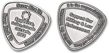 Spyderco Fire Dragon Coin 2022 Wildland Firefighter Foundation, COINFD2022