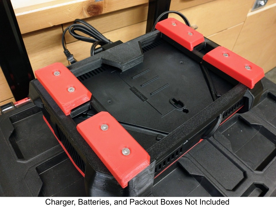Packout Mount for Milwaukee Dual M18 Rapid Charger M18 (Model 48-59 ...
