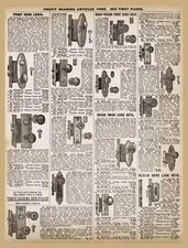11034.Decor Poster.Room wall.Vintage Interior design.Locksmith 1907 catalog