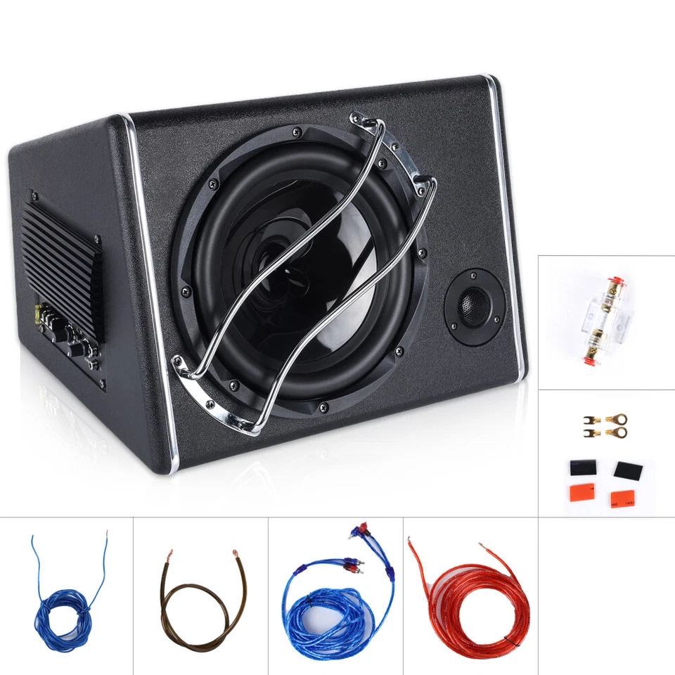 10 ZOLL Aktiv Subwoofer 3800 Watt Bass +Verstärker+Kabelset Auto Aktivsub DHL - Bild 2 von 4