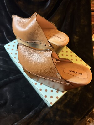 High Heel Clogs  size 11.5 Handmade Leather