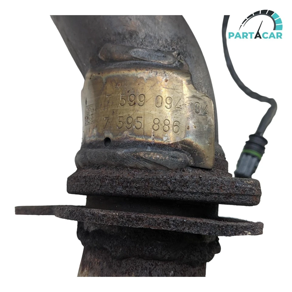 BMW 750 F02 F01 FRONT RIGHT EXHAUST PIPE Catalytic Converter 87K OEM 90602945 Foto 3 de 4