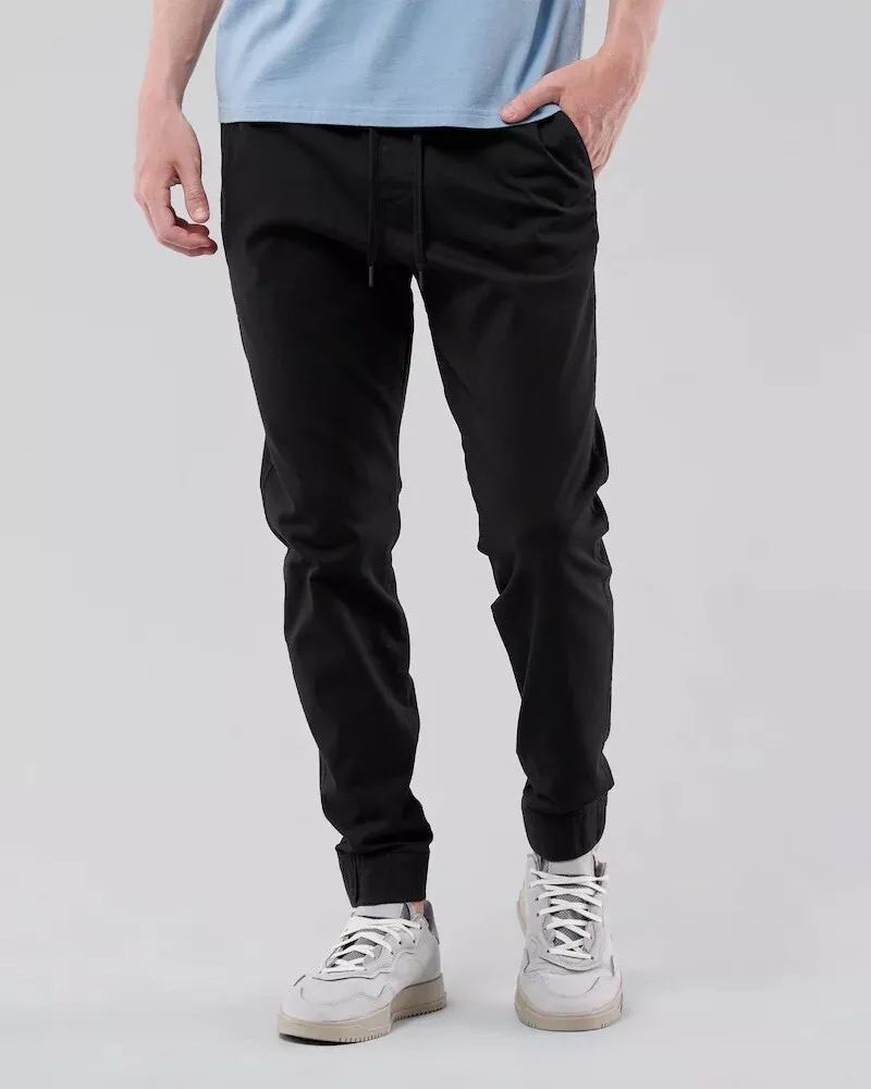 NWT HOLLISTER TWILL JOGGERS PANTS, size XXLT | $49.95