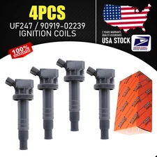 4x UF247 Ignition Coils For Toyota Corolla Matrix Celica MR2 Spyder 90919-02239