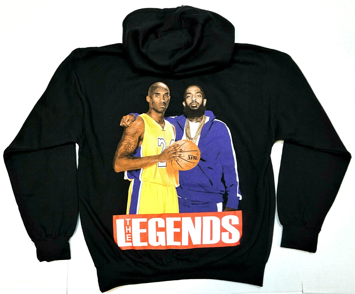LEGENDS LIVE FOREVER Hoodie Kobe Bryant Nipsey Hussle Sweatshirt Hoody  Adult New | eBay