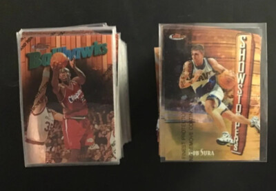 1997-98 TOPPS FINEST Basketball Base Singles You Choose ONE Card 1-275 w/peel