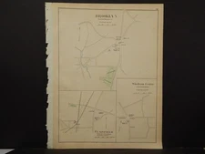 Conneticut, Windham County Map, Willimantic, Central Village 1893,  L5#52