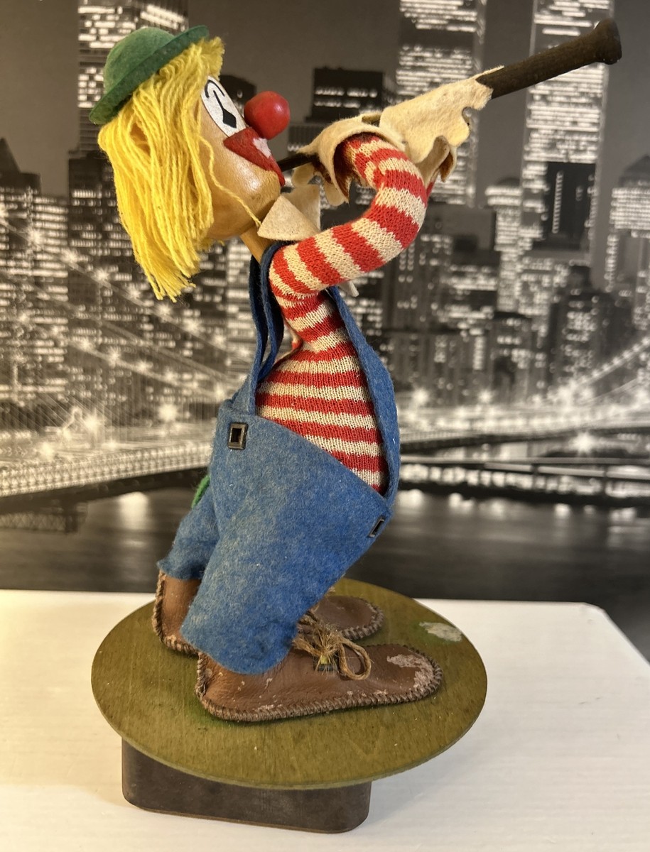 Very Rare Reuge Music Box Rotating Clown Fascination Hand Made