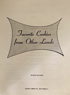 Favorite Cookies from Other Lands.