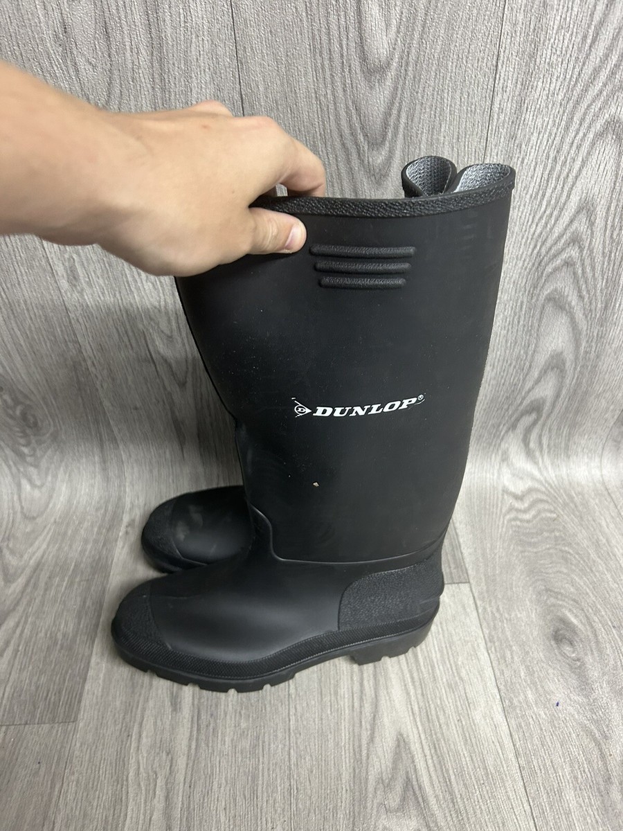 Dunlop Rubber Wellington Boots Uk Dunlop Tall Black Wellies UK