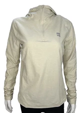 Duluth Trading Company AKHG Meltwater Pullover Hoodie color Ivory NWT X-Small