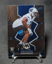 Ikem Ekwonu Rookie RC 2022 Mosaic Football Base Card #369 Carolina Panthers 