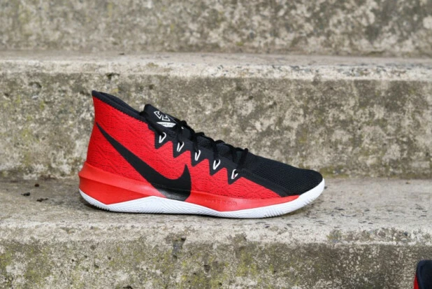 Nike Zoom Evidence III AJ5904 001 Red Black Mens Basketball Shoes