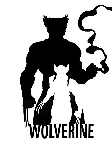 Adesivo In Vinile Per MacBook, Wolverine Vintage Con Baffi Hipster, Nero, Facile Da Rimuovere - 4