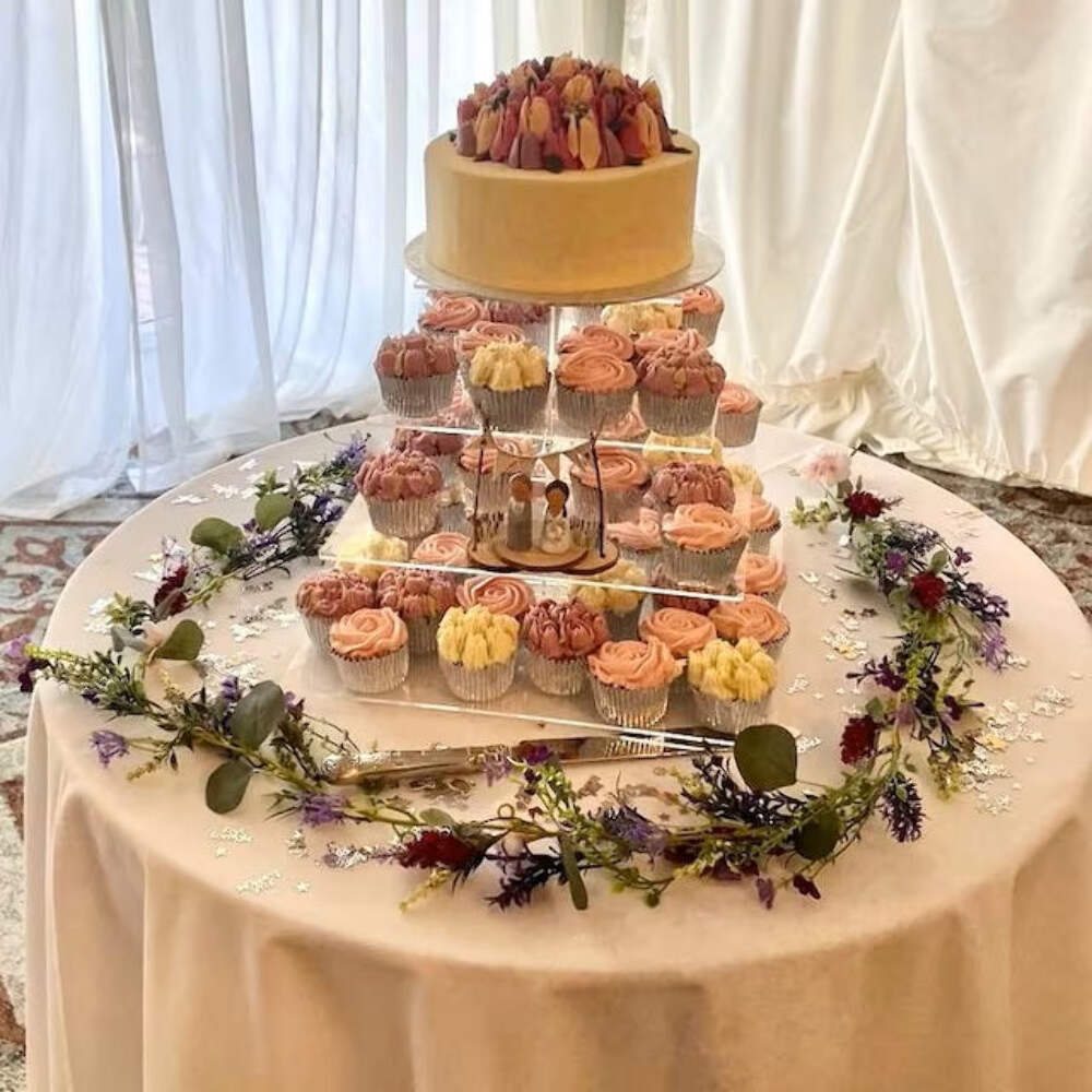 Rectangular Wedding Cake Table 16 Inch Wedding Cake Stand (Annieglass