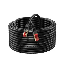 Cat6 Outdoor Ethernet Cable 400ft,Outdoor Shielded Grounded UV Resistant Wate...