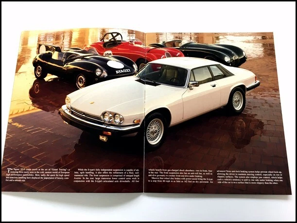 1991 Jaguar XJS XJ-S 24-page Original Car Sales Brochure Catalog - Convertible Foto 4 de 4