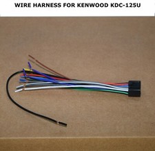 WIRE HARNESS FOR KENWOOD KDC-125U KDC125U FREE FAST SHIPPING