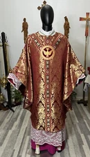 RED VESTMENT CHASUBLE & STOLE