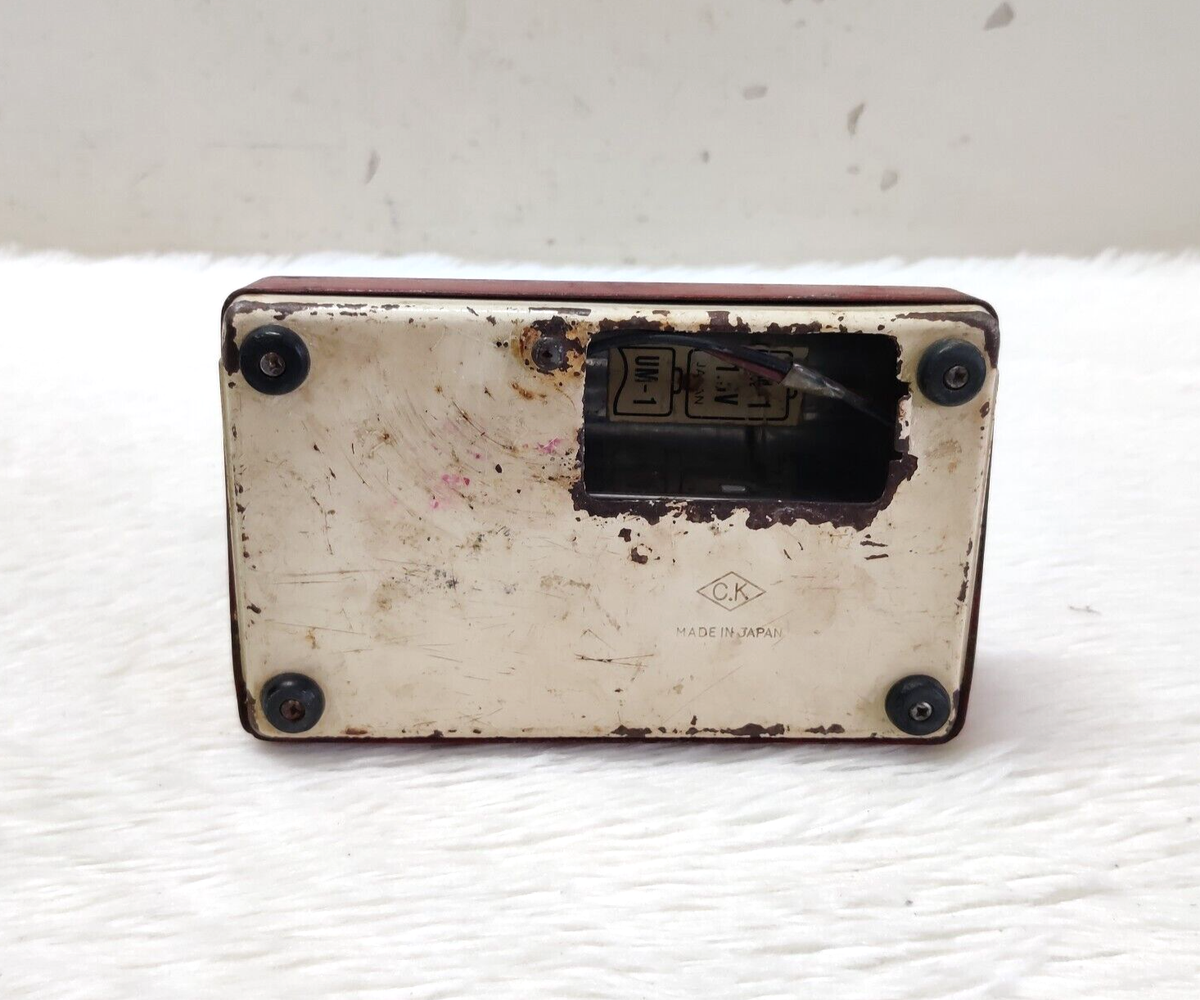 Vintage Sewmate Sewing Machine Battery Operated CK TM Tin Toy