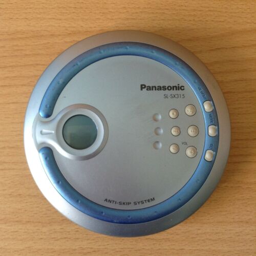 Reproductor de CD portátil Panasonic SL-SX315 sistema anti-salto Blue Discman - Imagen 1 de 10