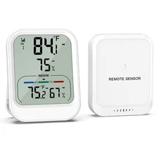 ORIA Digital Thermometer Hygrometer, Wireless Indoor Outdoor Thermometer, Temper