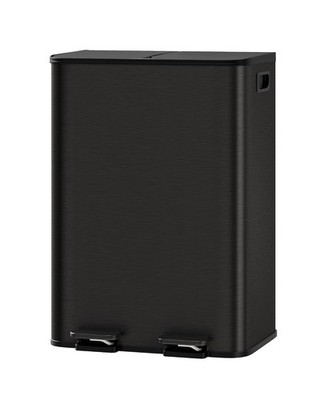 Garvee Double Trash Can 2x8 Gal Kitchen Step Bin Soft Close Lid