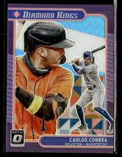 2021 Donruss Optic #12 Carlos Correa Carolina Blue & White Card Houston Astros