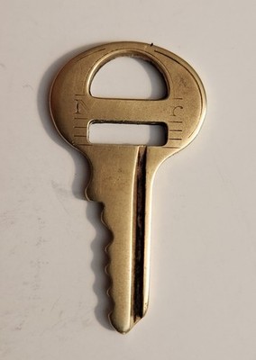 Vintage Master Lock Key #2096 Brass - READ DESCRIPTION