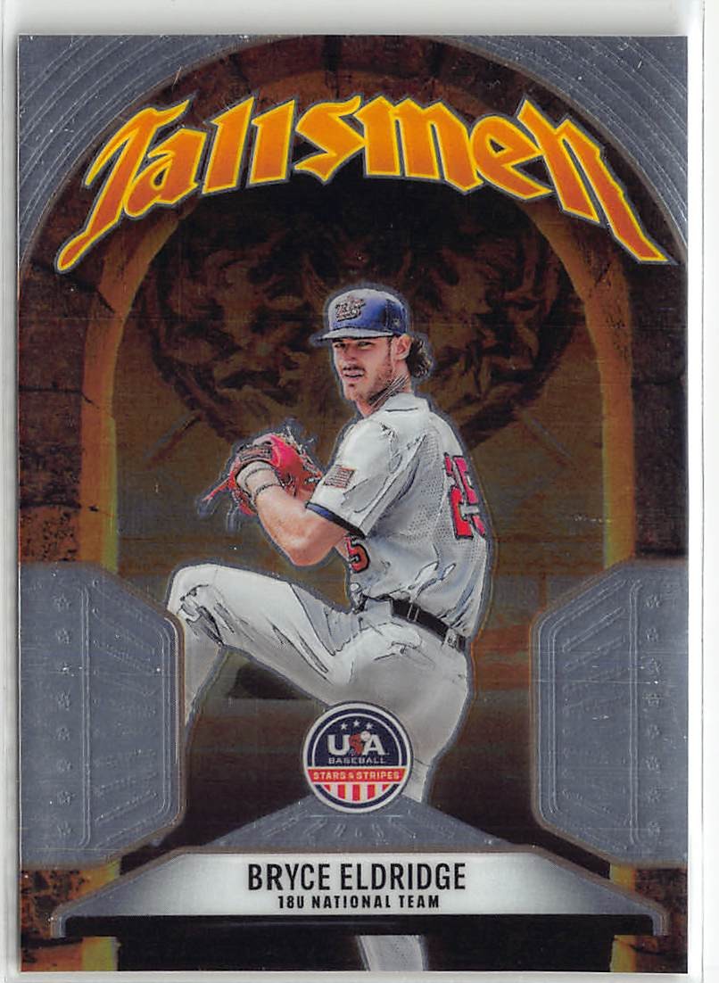 2026 Panini Stars & Stripes Prizm USA Baseball Talisman #15 Bryce Eldridge