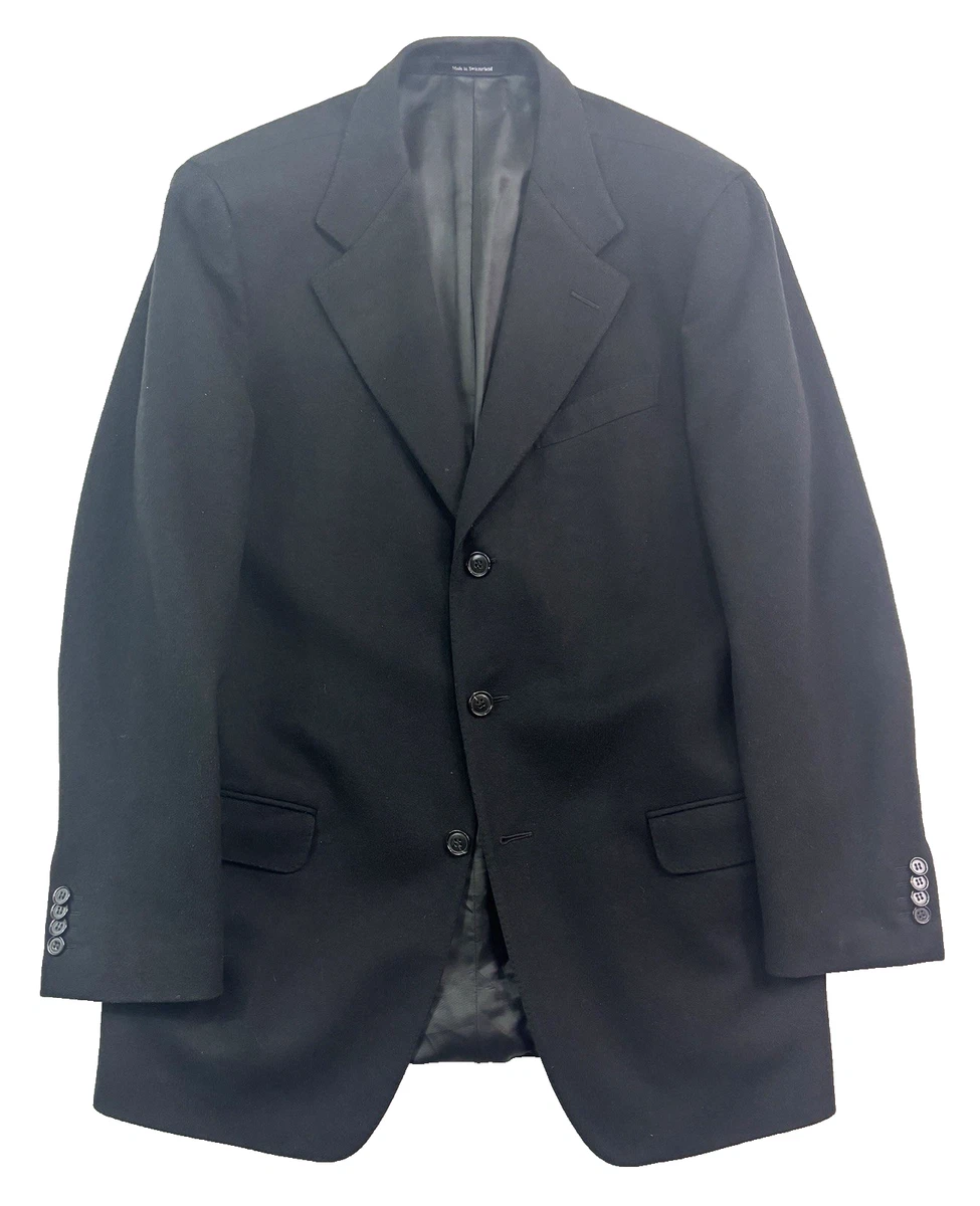 Ermenegildo Zegna Three-Button Black Suits & Blazers for Men for