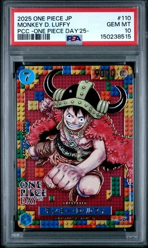 2025 #110 MONKEY D. LUFFY PSA 10