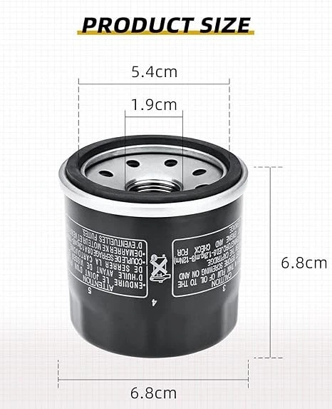 NOVO FILTRO DE ÓLEO PARA FILTRO PREMIUM KAWASAKI 16097-0004.16097-0008 - Imagem 4 de 4